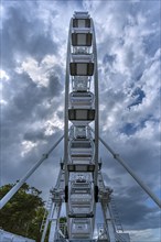 Ferris wheel on the promenade of Kühlungsborn, cloudy sky, Mecklenburg-Vorpommern, Germany, Europe