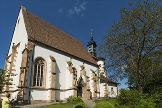 Pilgrimage church Maria im Weingarten, Volkach, Mainfranken, Lower Franconia, Franconia, Bavaria,