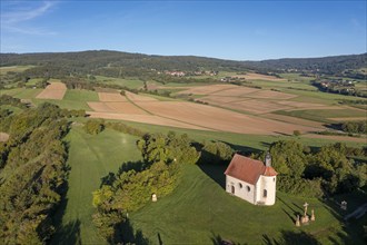 Gangolf Chapel, Fladungen, Rhön, Bavarian Rhön, Rhön, Lower Franconia, Bavaria, Germany, Europe