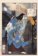 Tsukioka Yoshitoshi (1839 - 9 June 1892) one of the last great masters of the classical Japanese