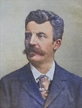 Guy De Maupassant, 1850-1893, in full Henry-Rene-Albert-Guy de Maupassant. French author. From the