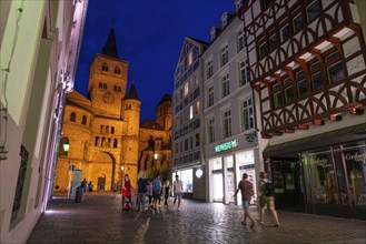 St Peter's Cathedral in Trier, the oldest church in Germany, in Trier, Rhineland-Palatinate,