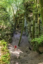 The Devil's Gorge, narrow, accessible gorge of sandstone rocks, with steep rocky gorges, near