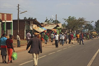 South Ethiopia, street scene in Sodo, Ethiopia, Africa