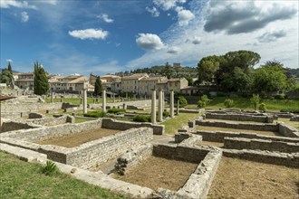 Vaison-la-Romaine. Archaeological site of La Villasse. Vaucluse. Provence-Alpes-Côte d'Azur. France