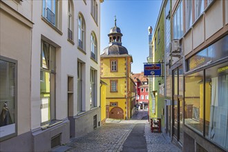 Freihofsgasse in Aschaffenburg, Bavaria, Germany, Europe