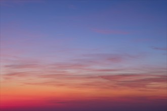 Beautiful dramatic scenic after sunset sky background after sunset