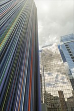 Le Moretti tubes, ventilation tower, designed by the artist Raymond Moretti, La Défence, largest