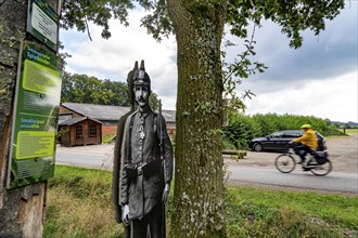 The so-called Green Border, at the former border crossing Grenzweg near Straelen-Kastanienburg and