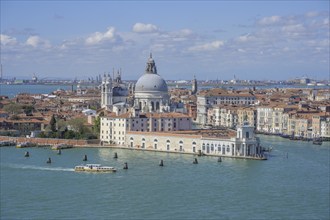 View from the tower of the church of San Giorgio Maggiore to the church of Santa Maria della