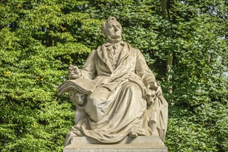 Wagner Monument, Tiergartenstraße, Großer Tiergarten, Mitte, Berlin, Germany, Europe