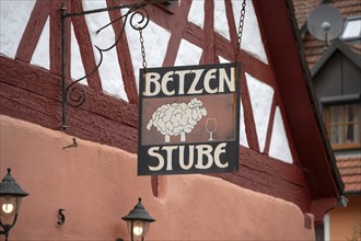 Nose sign of an economy, Betzenstein, Upper Franconia, Bavaria, Germany, Europe