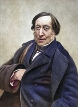 Gioachino (Antonio) Rossini (1792-1868), Italian composer. After a photograph by Nadar, pseudonym