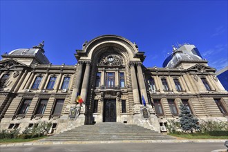 In the centre, office building, bank building, historical building of the CEC Bank, Saving Bank