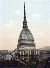 Mole Antonelliana, Torino, Turin, Piedmont, Italy, 1890, Historical, digitally restored