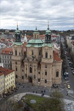 Baroque St Nicholas Church, Prague, Czech Republic, Europe