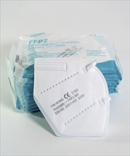 Pack of FFP2 protective masks, face masks, with CE marking