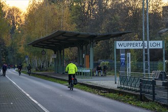 The Nordbahntrasse, a cycle path, footpath, on a former 22 KM long railway line, along the