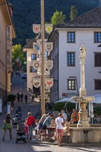 The village of Kaltern, on the South Tyrolean Wine Route, market square, Italy, Europe