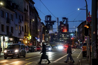 Duisburg steel site, ThyssenKrupp Steel steelworks, blast furnaces 8 and 9, Friedrich-Ebert-Straße