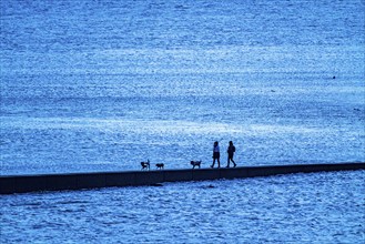 West beach, beach walk, beach, island, East Frisia, winter, season, autumn, Lower Saxony, Germany,