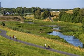 Emscherland, a new nature and water adventure park on the renaturalised Emscher, at the water