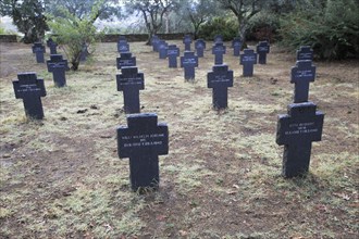 German war cemetery, Cuacos de Yuste, La Vera, Extremadura, Spain, Europe