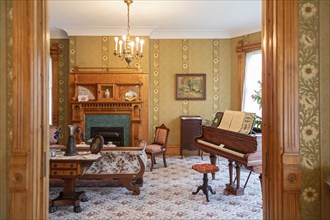 Muskegon, Michigan, The Thomas Hume house at the Hackley and Hume Historic Site, operated by the