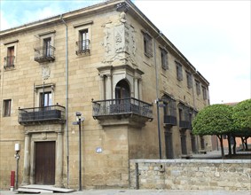 Historic palace mansion Casa del Doctor Trujillo, Plasencia, Caceres province, Extremadura, Spain,