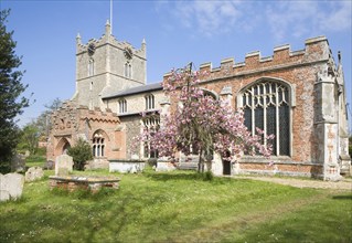 St Mary's parish church, Bures, Suffolk, England, United Kingdom, Europe