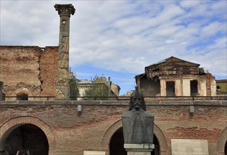 Bucharest, centre, historic old town, Curtea Veche, old prince's court, formerly built as the