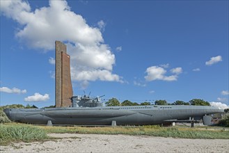 U-boat U 995, naval memorial, Laboe, Schleswig-Holstein, Germany, Europe