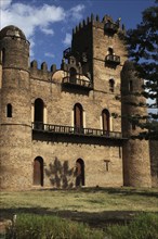 Amhara region, in the Gemp palace complex in Gondar, Gonder, imperial palace, UNESCO, world,