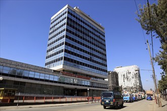 Addis Ababa, in the city centre, modern high-rise building, Ethiopia, Africa