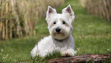 Pets, Dog, West Highland White Terrier, AI-generated, AI generated