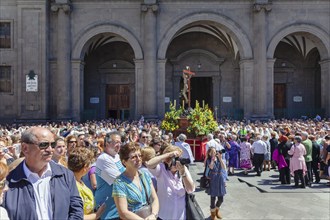 Easter procession in the historic centre of Vegueta, Las Palmas, Gran Canaria, Canary Islands,