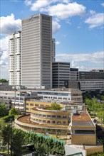 Rotterdam skyline, city centre, Erasmus MC building, Erasmus University Medical Center, clinic,