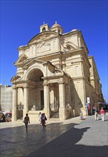 The Church of St Catherine of Alexandria, the Italian church, Valletta, Malta, Europe