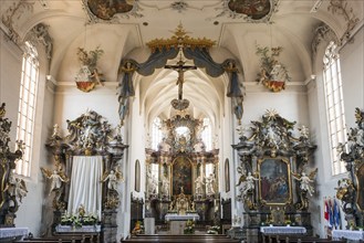 Church of St Bartholomew and St George, Volkach, Mainfranken, Lower Franconia, Franconia, Bavaria,