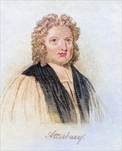 Francis Atterbury, 1663, 1732, English man of letters, politician and bishop From the book Crabbs