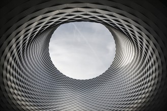 Modern architecture, new Basel Exhibition Centre building, architects Herzog and de Meuron, Basel,