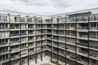 Modern architecture, co-operative, housing co-operative, Westfeld, Basel, Canton of Basel-Stadt,