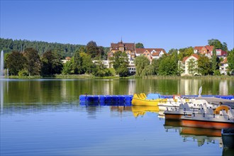 Burgsee, Bad Salzungen, Rhön, Wartburgkreis, Thuringia, Germany, Europe