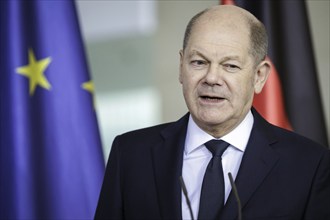 Olaf Scholz, Federal Chancellor, at the handover of the 2024 report by the Commission of Experts