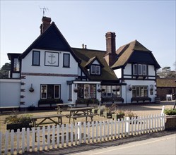 The Anchor pub and restaurant, Walberswick, Suffolk, England, UK