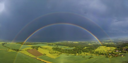 Storm on the Triebenberg near Dresden, Dresden, Saxony, Germany, Europe