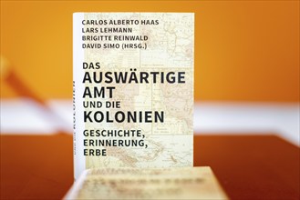 Photographs taken as part of a book presentation on colonial history from the book Das Auswärtige