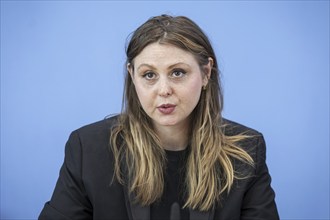 Ariel Elbert, board member of Keshet Germany, recorded during a press conference at the Federal