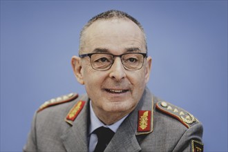 General Carsten Breuer, Inspector General of the Bundeswehr, at a federal press conference on the