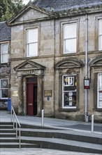 Entrance of the West Highland Museum in the High Street of Fort William, Scottish Highlands,